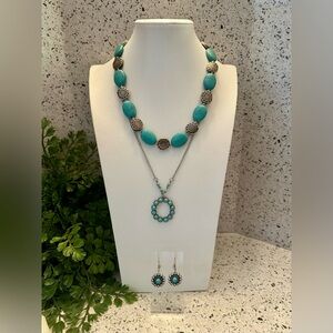 Howlite theme jewelry set